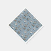 Chinchilla Pattern Serviette (Ecke)