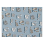 Chinchilla Pattern Tischdecke (Vorderseite (Horizontal))