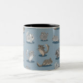Chinchilla Pattern Zweifarbige Tasse (Mittel)