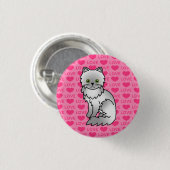 Chinchilla Persian Button (Vorne & Hinten)