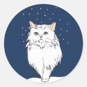 Chinchilla Persian Cat Sticker (Vorderseite)