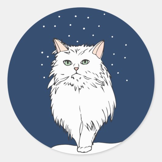 Chinchilla Persian Cat Sticker (Vorderseite)