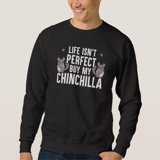 Chinchilla Pet Animal 14 Sweatshirt (Vorderseite)