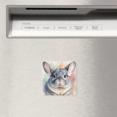 Chinchilla Portrait Magnet (In Situ (Geschirrspüler))