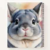 Chinchilla Portrait Notizblock (Rückseite)