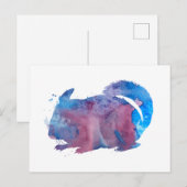 Chinchilla Postkarte (Vorne/Hinten)