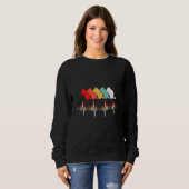 Chinchilla Retro Sunset Sweatshirt (Vorne ganz)