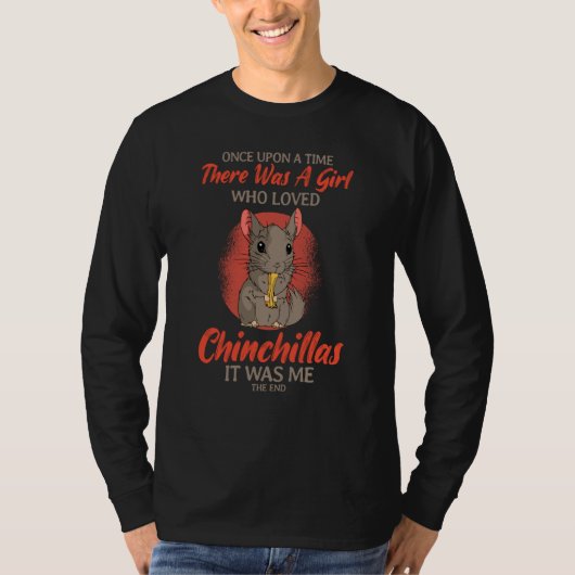 Chinchilla Rodent Animal Veterinarian Girl Once Up T-Shirt (Vorderseite)