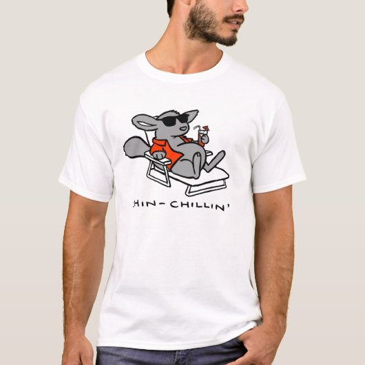 Chinchilla-Shirt Chin-chillin T-Shirt (Vorderseite)