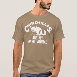 Chinchilla Spirit Animal Chinchillas Retro T-Shirt