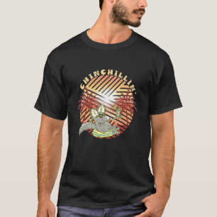 Chinchilla Summer Day Palm Chinchilla Drinks T-Shirt