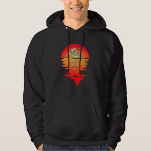 Chinchilla Summer Time Chinchilla Vintag Sunset Hoodie