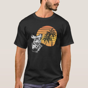 Chinchilla Summer Vintag Sunset Nut Chinchilla Ow T-Shirt