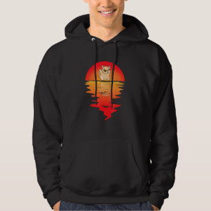 Chinchilla tanzen Vintag Sunset Chinchilla Owne Hoodie