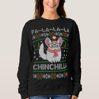 Chinchilla Weihnachtsgeschenk für Chinchilla-Liebe Sweatshirt