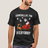 Chinchillas für alle Weihnachten Weihnachtsmann Ch T-Shirt (Vorderseite)
