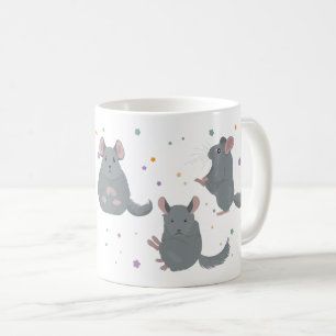 Chinchillas machen Yoga Kaffeetasse