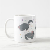 Chinchillas machen Yoga Kaffeetasse (Links)