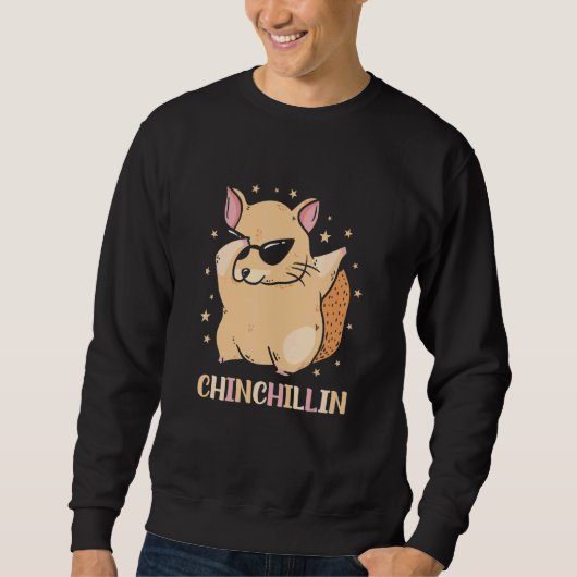 Chinchillin Chinchilla Pet Sweatshirt (Vorderseite)