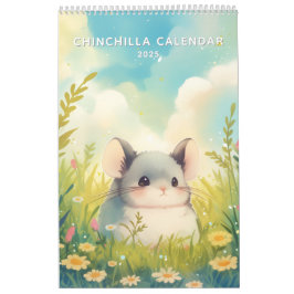 Chinchillin' das ganze Jahr 2025 Kalender