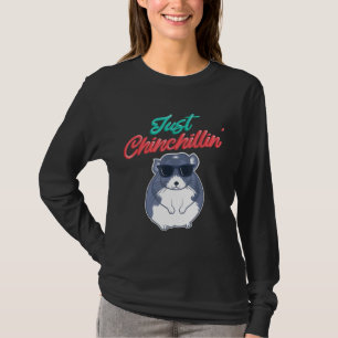 Chinchillin Niedlich Chinchilla Pet Animal Lover L T-Shirt