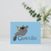 Chinchillin Postkarte (Stehend Vorderseite)