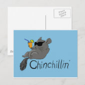 Chinchillin Postkarte (Vorne/Hinten)