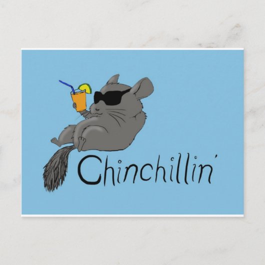 Chinchillin Postkarte (Vorderseite)