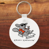 Chinchillin-Schlüsselkette Schlüsselanhänger (Vorderseite)