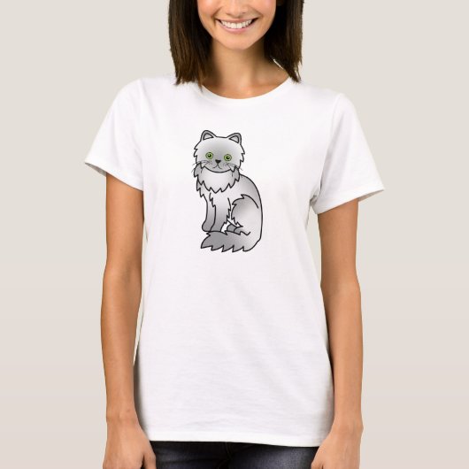 Chincilla Persian Cat T-Shirt (Vorderseite)