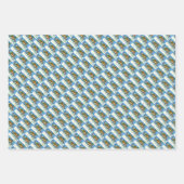 CHINCOTEAGUE CHRISTMAS PONIES, SCHLACHGELLEN & SPI GESCHENKPAPIER SET (Vorderseite)