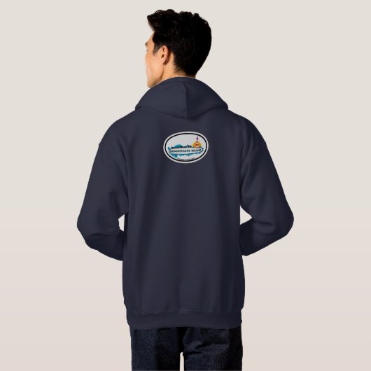 Chincoteague Insel Hoodie (Schwarz voll)