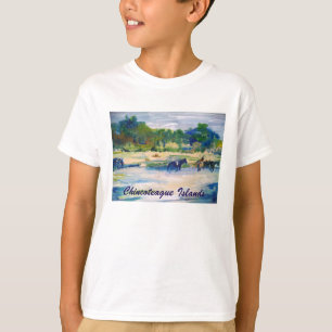 Chincoteague Insel-Pferdemalerei-Sweatshirt T-Shirt