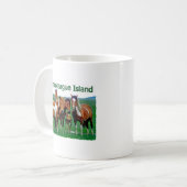 Chincoteague Insel (Ponys) Kaffeetasse (Vorderseite Links)