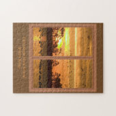Chincoteague Insel-Sonnenuntergang-Puzzle Puzzle (Horizontal)