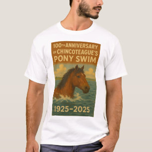 Chincoteague Island 100. Jahrestag von Pony Swim T-Shirt