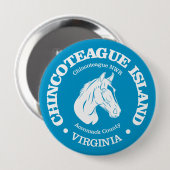 Chincoteague Island (Pony) Button (Vorne & Hinten)