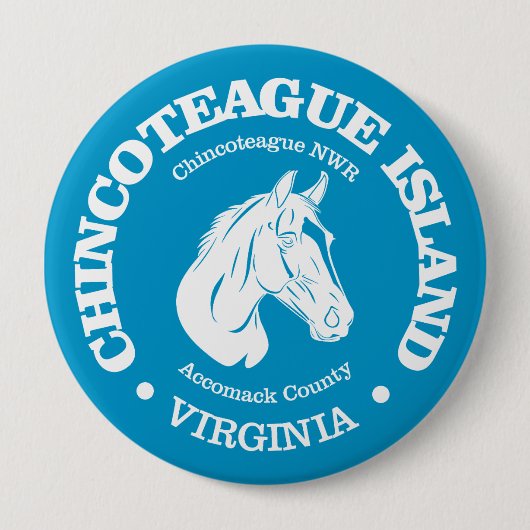 Chincoteague Island (Pony) Button (Vorderseite)