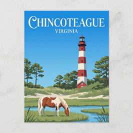 Chincoteague National Wildlife Refuge USA Postkarte