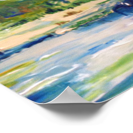 Chincoteague Pferde Poster (Ecke)