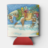 CHINCOTEAGUE PONIEN, WEISSE CHRISTMAS KÖNNEN KÜHLE DOSENKÜHLER (Rückseite)