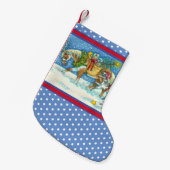 CHINCOTEAGUE PONIES, DIE ZUHAUSE FÜR CHRISTMAS, NI KLEINER WEIHNACHTSSTRUMPF (Vorderansicht (hängend))