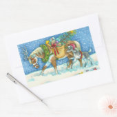 CHINCOTEAGUE PONIES & HOLIDAY WISHER HORSE STICKER (Umschlag)