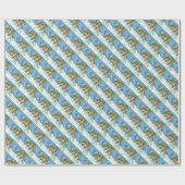 CHINCOTEAGUE PONY & COLT CHRISTMAS WRAPPPAPIER GESCHENKPAPIER (Flach)