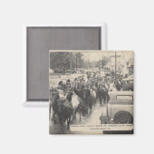 Chincoteague Pony Vintag 1941 Postcard Magnet (Vorderseite/Rückseite)