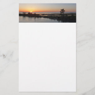 Chincoteague Sunset I Virginia Landschaft Briefpapier