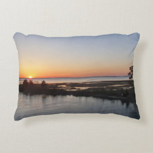 Chincoteague Sunset I Virginia Landschaft Dekokissen