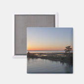 Chincoteague Sunset I Virginia Landschaft Magnet (Vorderseite/Rückseite)