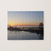 Chincoteague Sunset I Virginia Landschaft Puzzle (Horizontal)