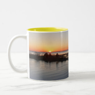 Chincoteague Sunset I Virginia Landschaft Zweifarbige Tasse